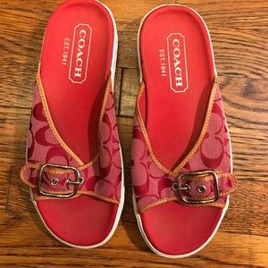 Coach Sandals hardly ever worn